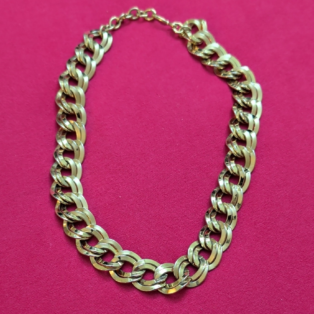 Monet Gold-Tone Chunky Chain Necklace